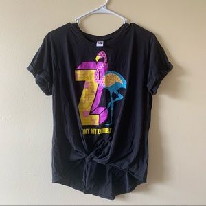 Black Zumba Fitness Flamingo T-Shirt